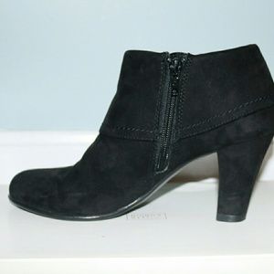 Aerosoles Suede Black Booties